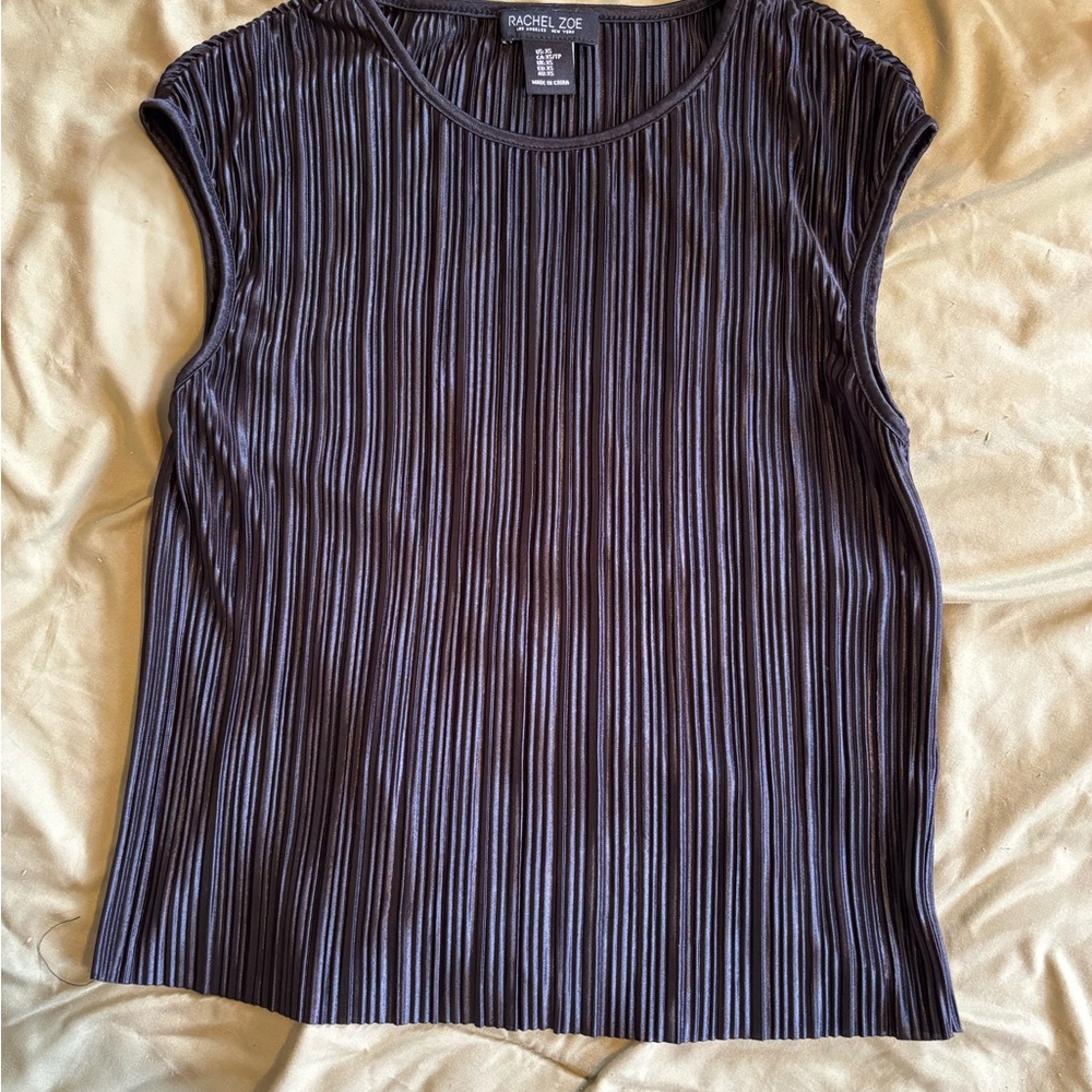 Rachel Zoe Black Sleeveless Top
